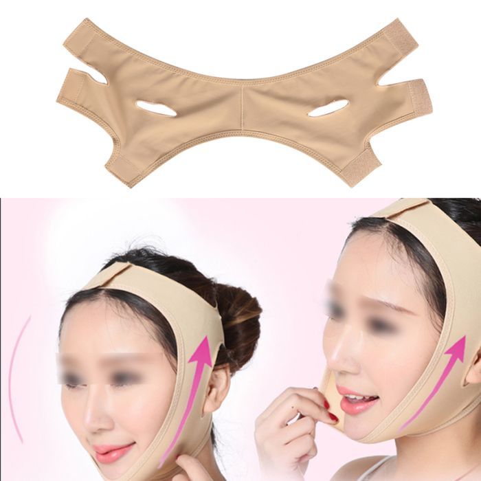 Mascarilla facial reductora, lifting de cuello, reducción de papada, faja M - SALALIS