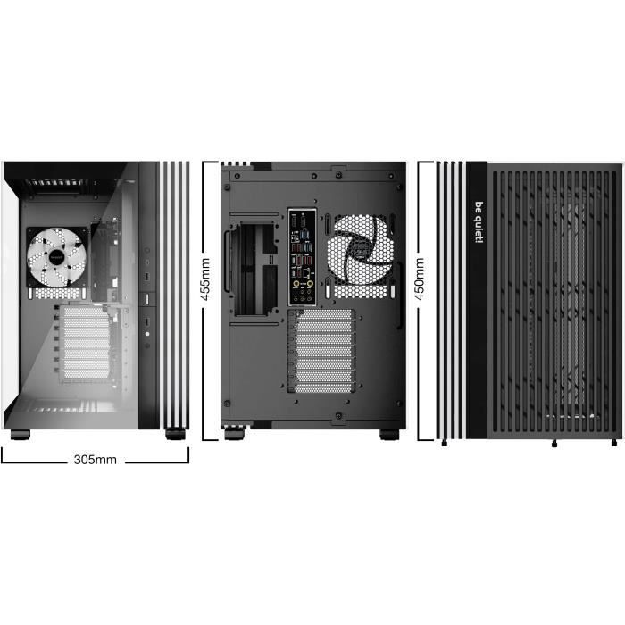 Gabinete para PC - BE QUIET! - Light Base 600 LX - RGB - Vidro Temperado - USB 3.0