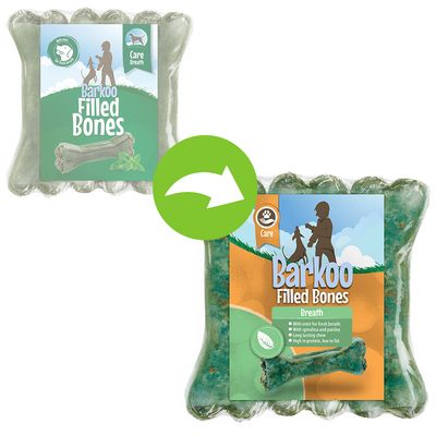 Osso da masticare ripieno Barkoo – Alito (alla menta)