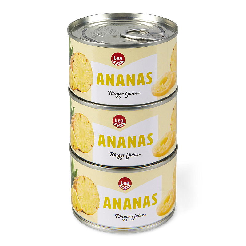 Lea Ananasringe 3-pak LEA