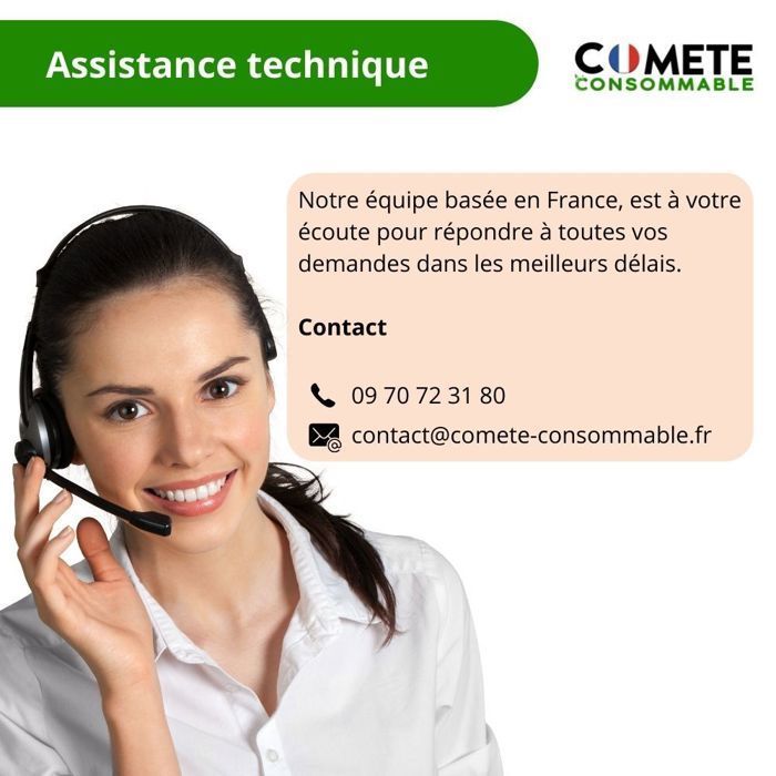 216A - 1 Toner Compatible avec HP 216A W2410A W2411A W2412A W2413A  Noir - COMETE CONSOMMABLE