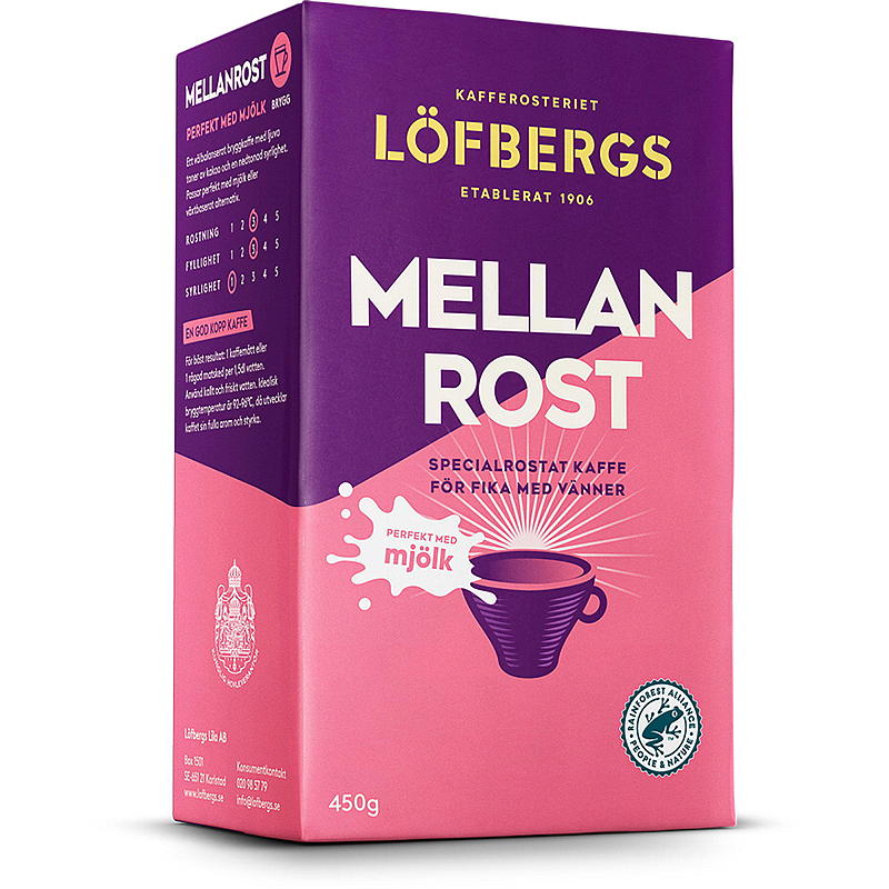 Löfbergs Kaffe 450 g Mellanrostat Löfbergs
