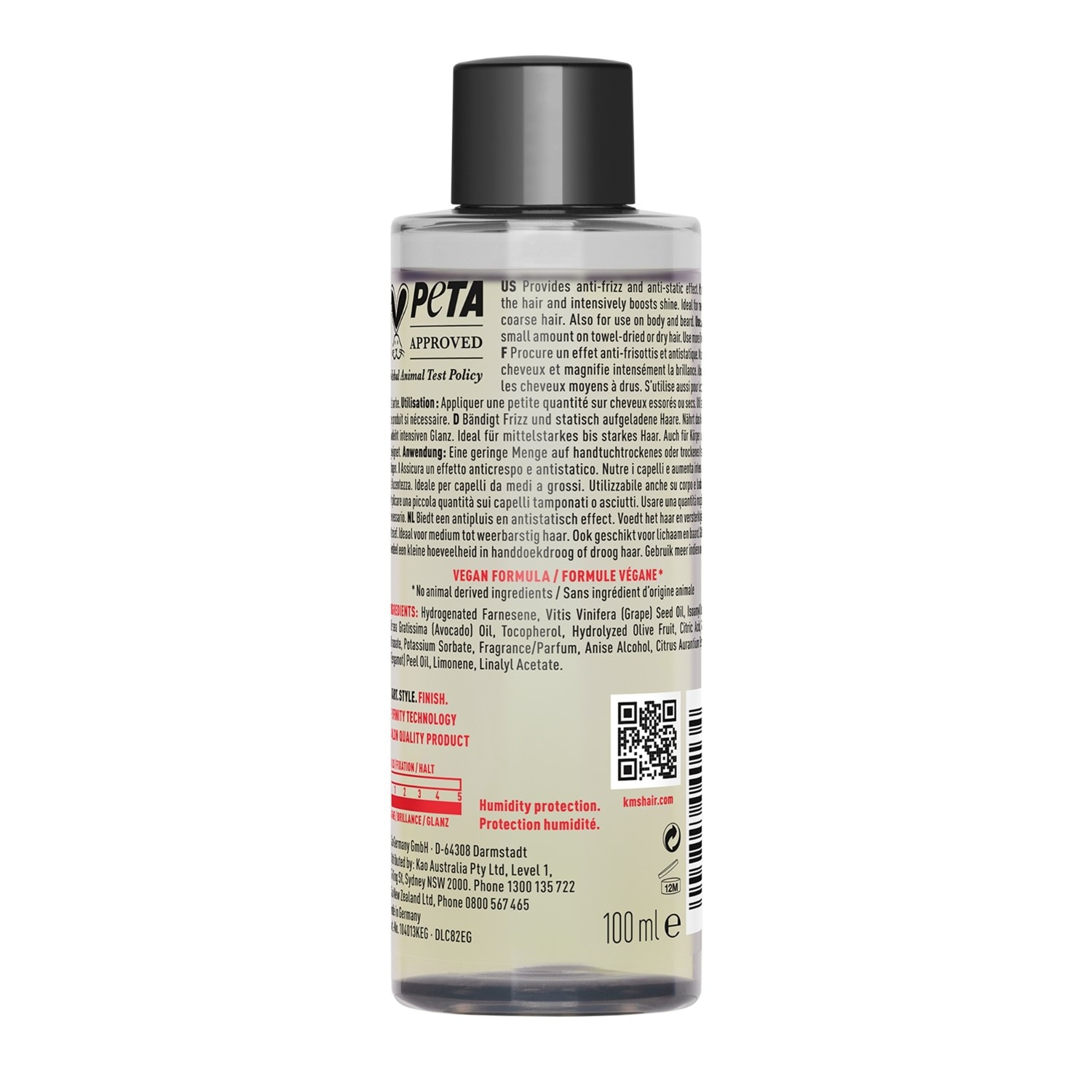 Aceite capilar KMS para un cabello suave y un bienestar intenso – 100 ml