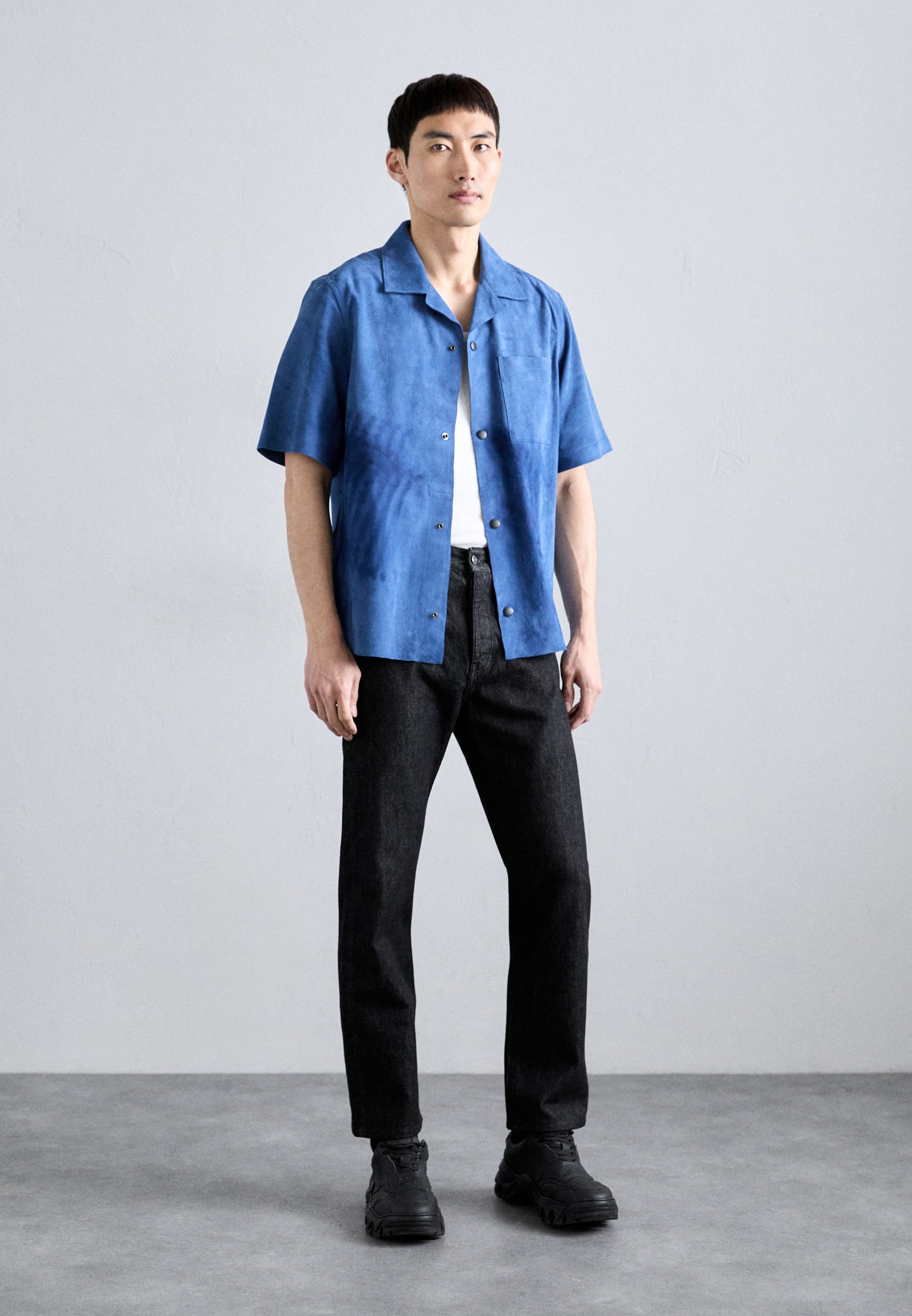 J.LINDEBERG SCOTTIE OVERSHIRT - Camicia - blu scuro