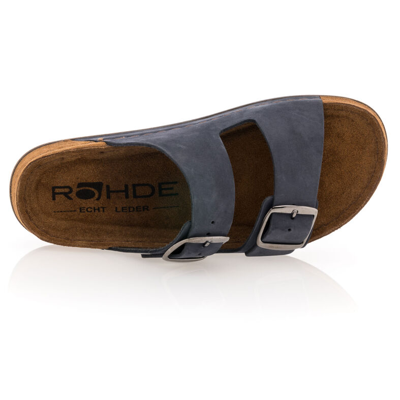 Blauwe sandalen/open teenschoenen voor dames