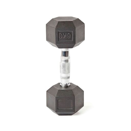 Wod Singular Hexagonal Dumbbell 6 Kg (No Logo)