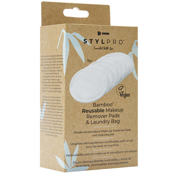 STYLPRO бамбусови јастучићи за шминку за вишекратну употребу (16)