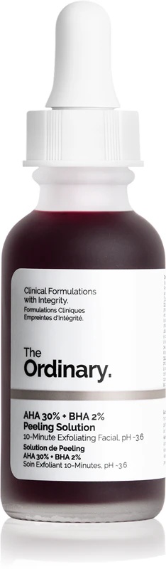 The Ordinary AHA 30% + BHA 2% pīlinga šķīdums