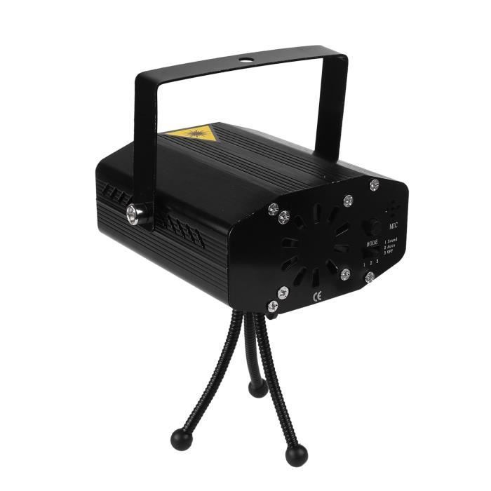 Projecteur Laser Mini - ONEVER - 100mw - Rouge et Vert - Télécommande - Effets Automatiques