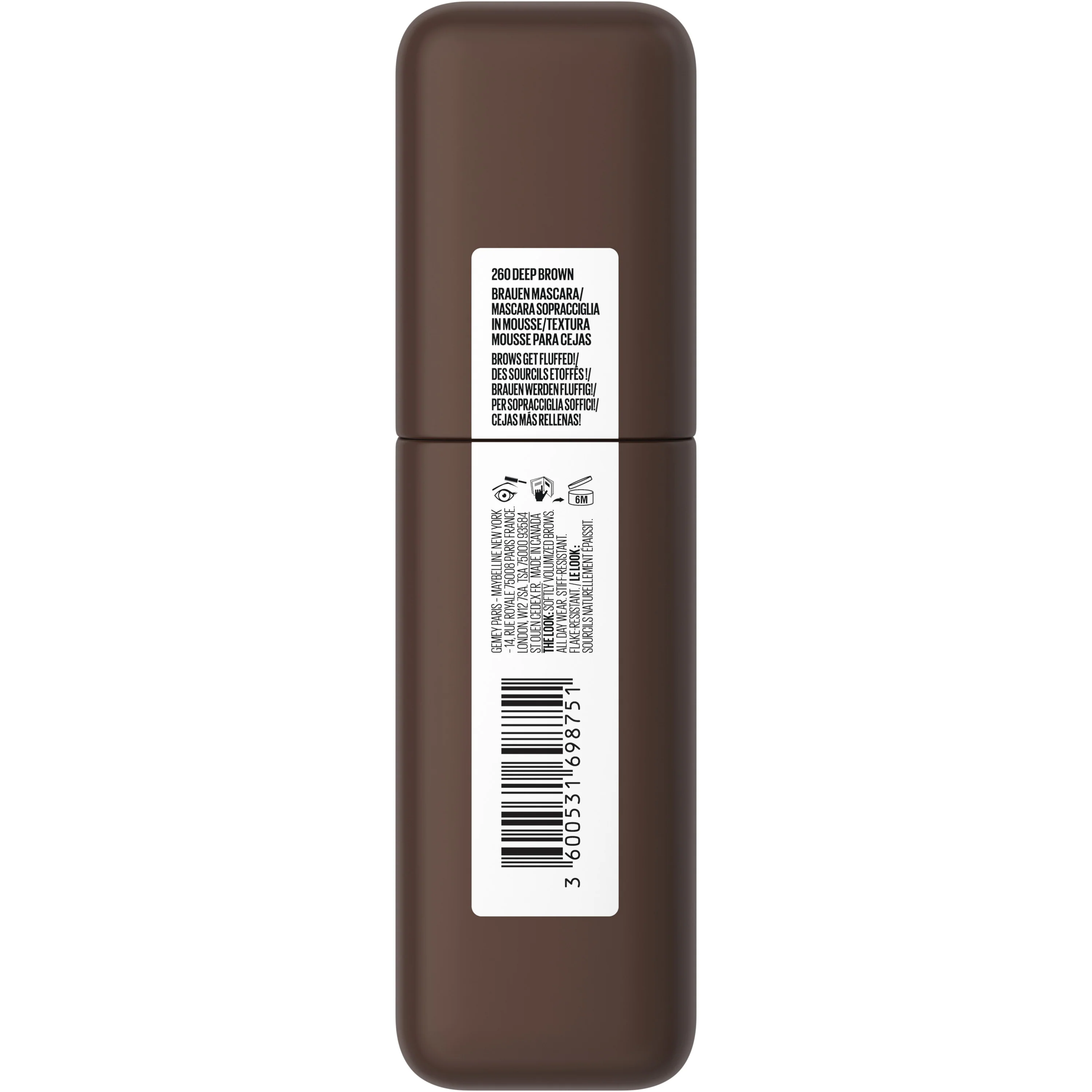 Occhi Superfluff Mascara Sopracciglia In Mousse - Gel e mascara sopracciglia