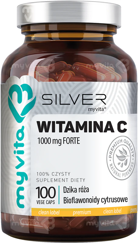 MyVita Silver Vitamine C Forte 1000mg voedingssupplementcapsules ter ondersteuning van het immuunsysteem