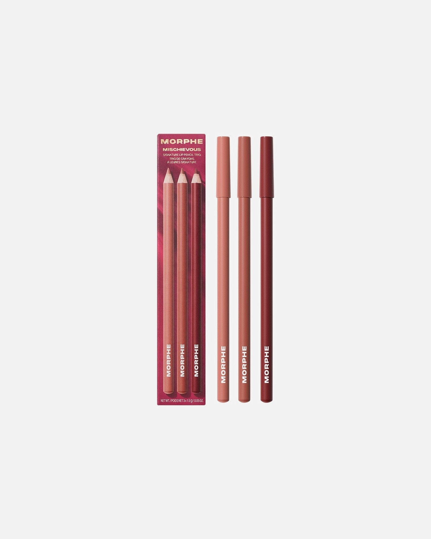 Ceruzka na pery Morphe Lipliner Mischievous Signature – trio – 1 kus