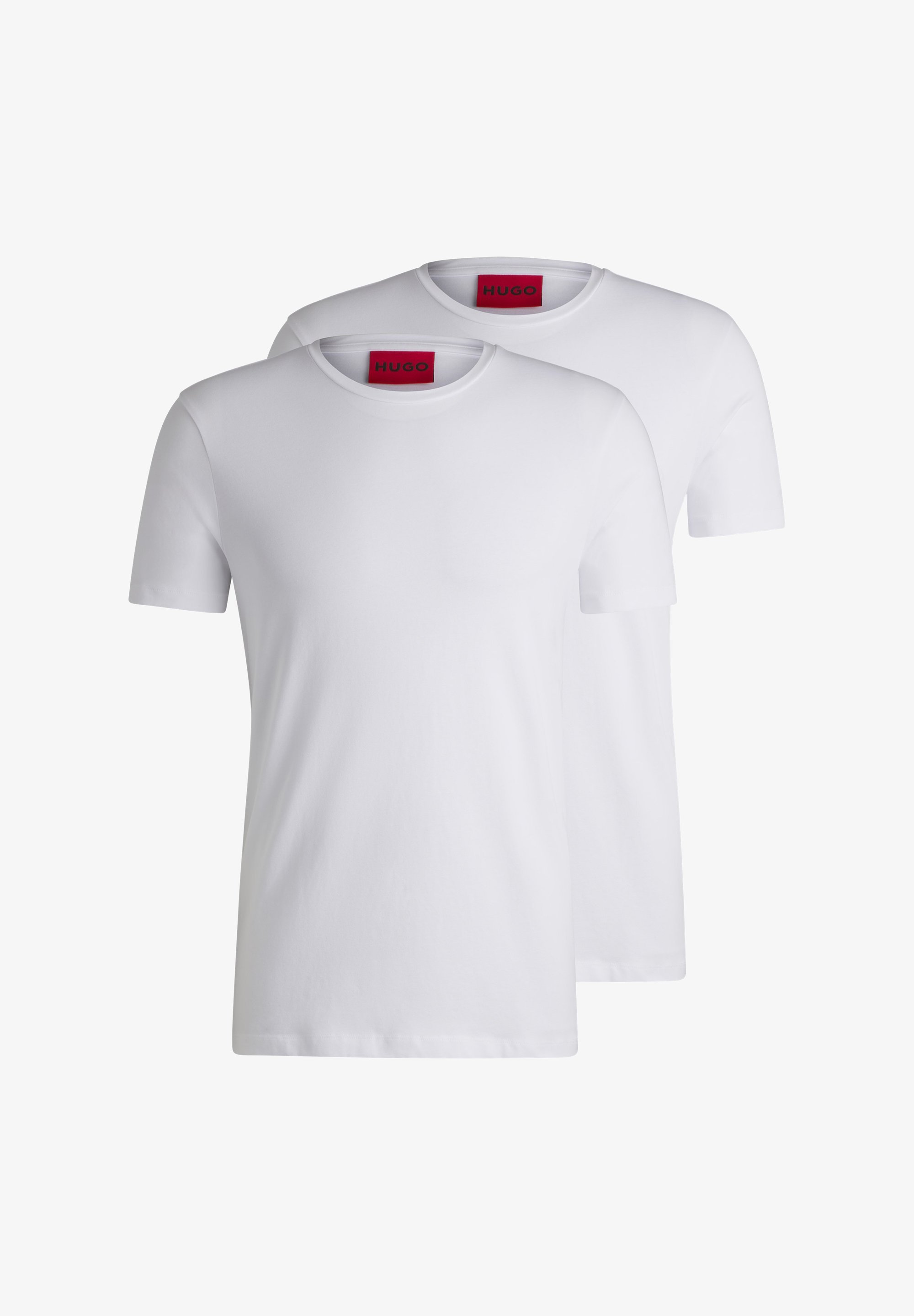 HUGO ROUND 2 PACK - T-shirt basique - blanc