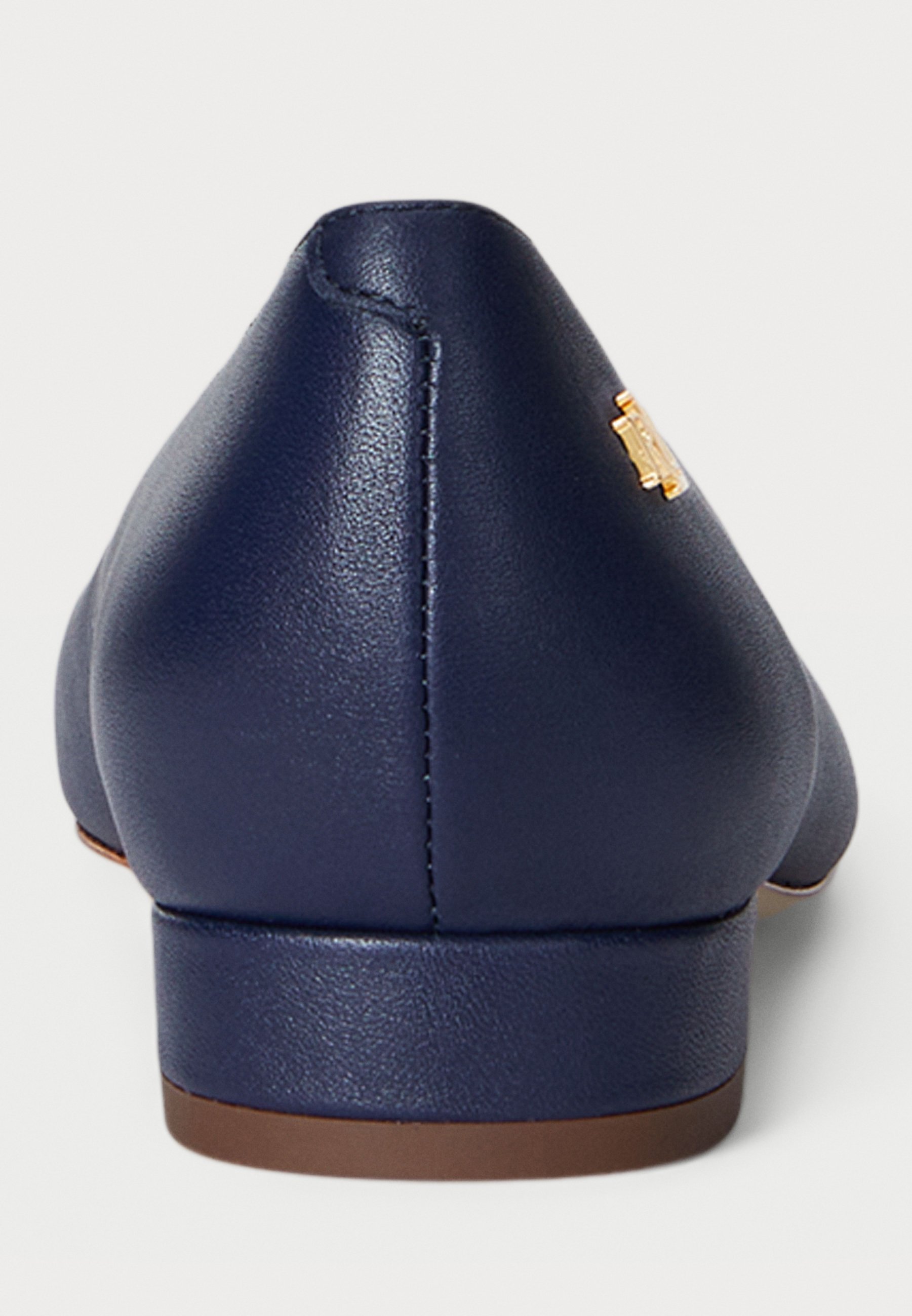Lauren Ralph Lauren EMELLIE NAPPA LEATHER BALLET FLAT - Balletpumps - verfijnd marineblauw