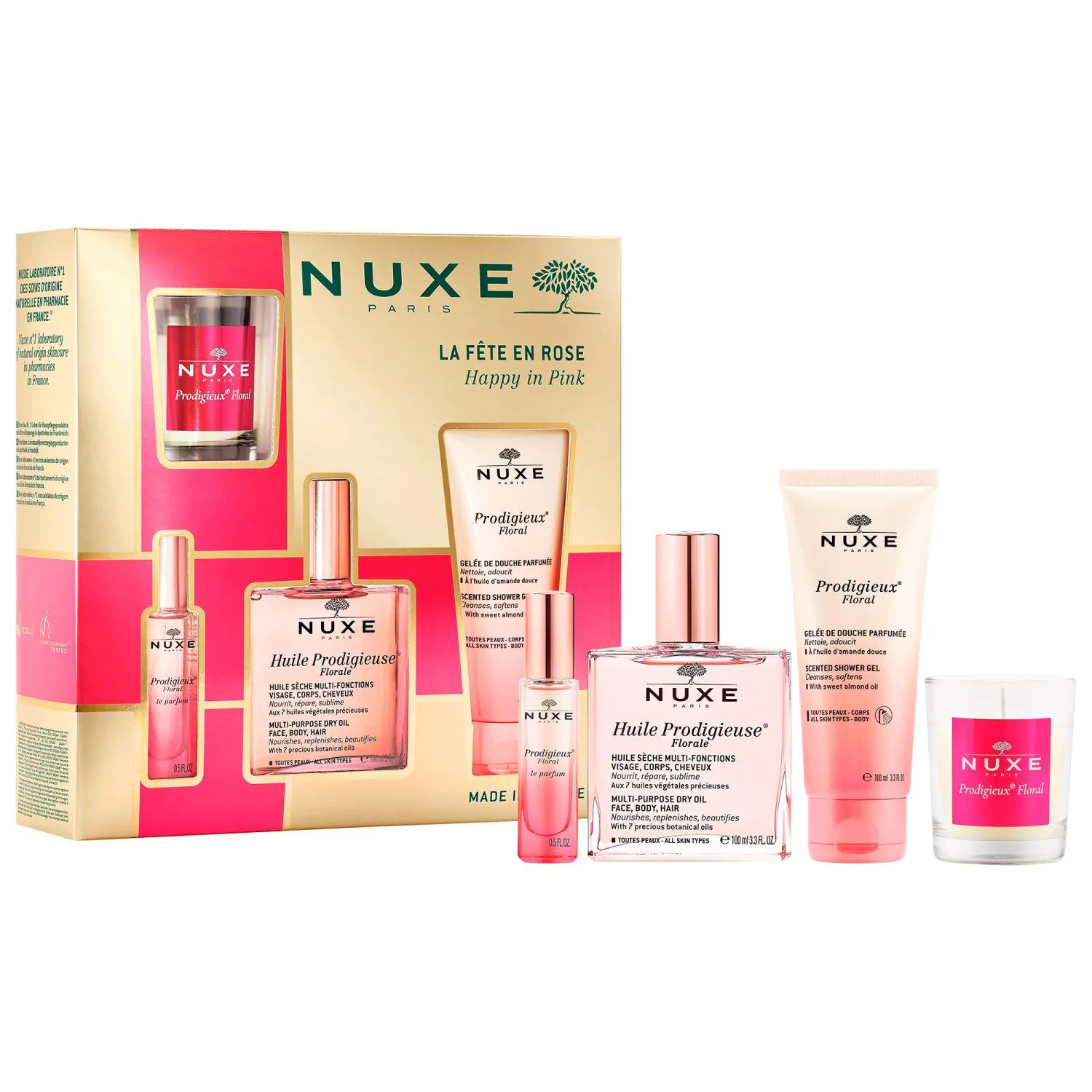 Nuxe Huile Prodigieuse® Florale Zestaw kultowych dermokosmetyków do pielęgnacji ciała