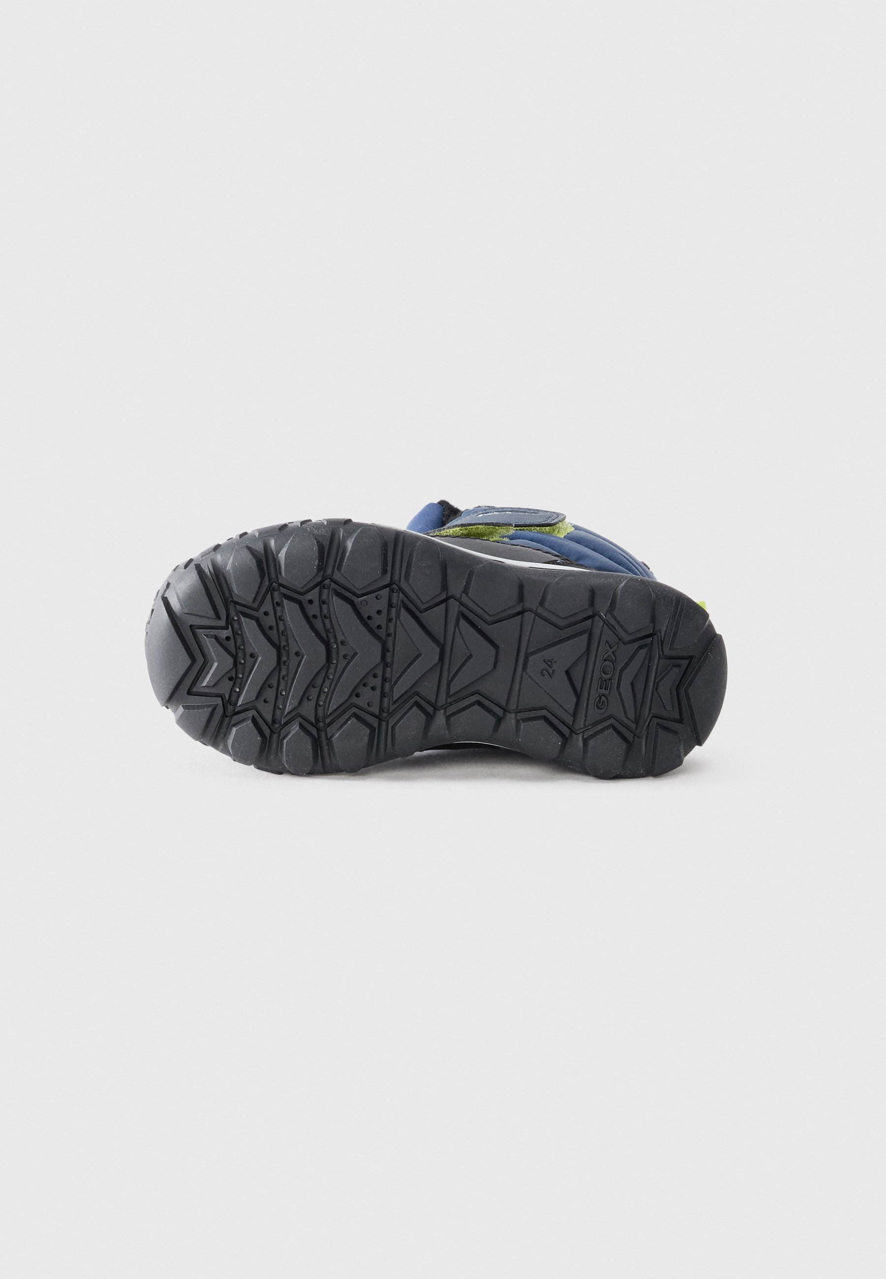 Geox TREKKYUP - Scarpine per neonati - blu navy/verde lime