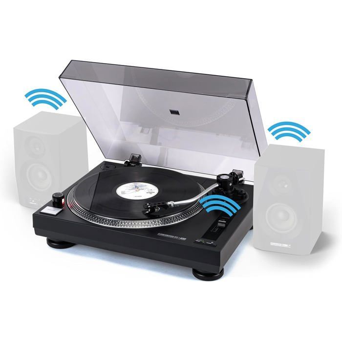 Toca-discos Reloop RT-1 BT com Bluetooth e acionamento por correia.