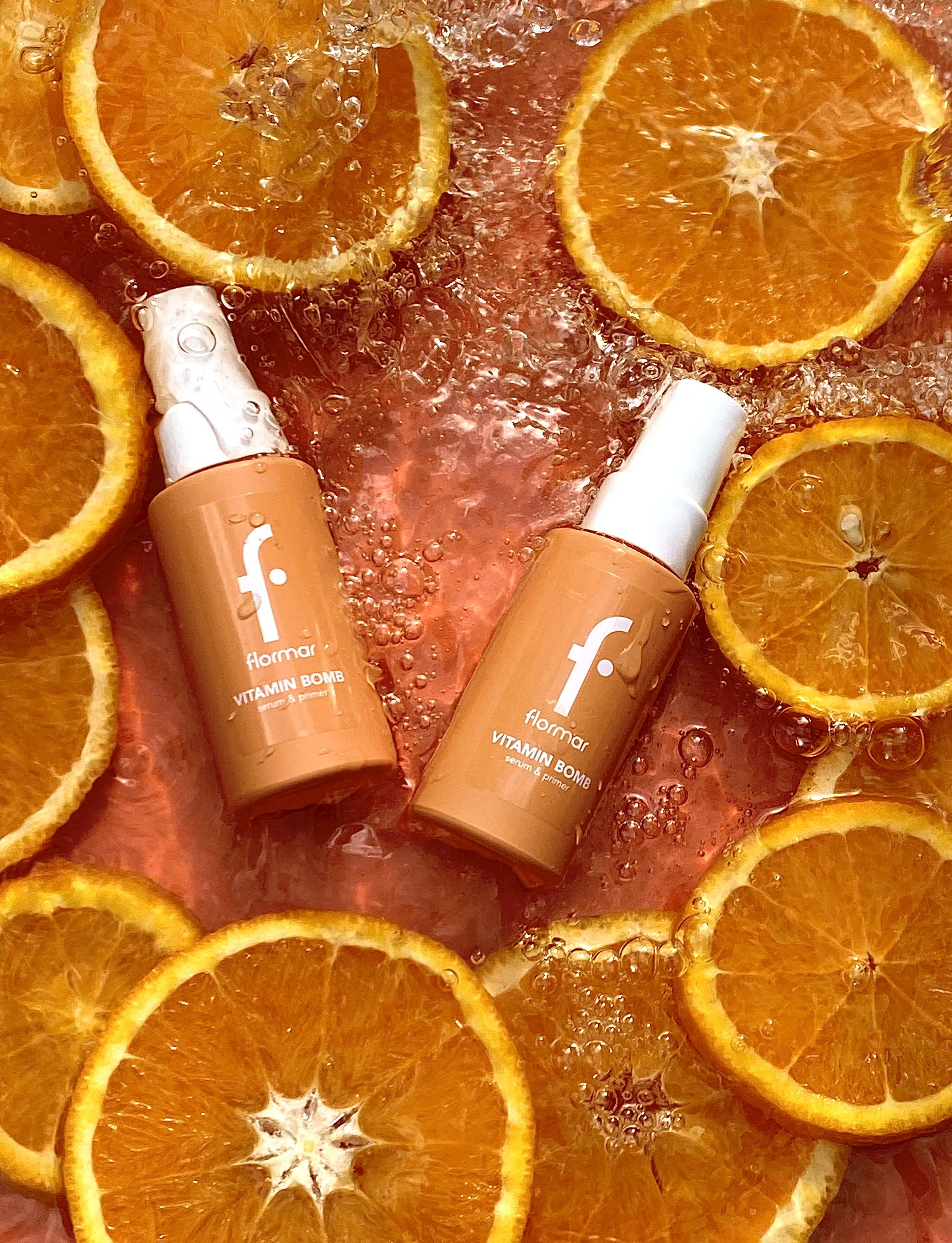 Vitamin Bomb serums un bāze Grima bāzes un pamatnes