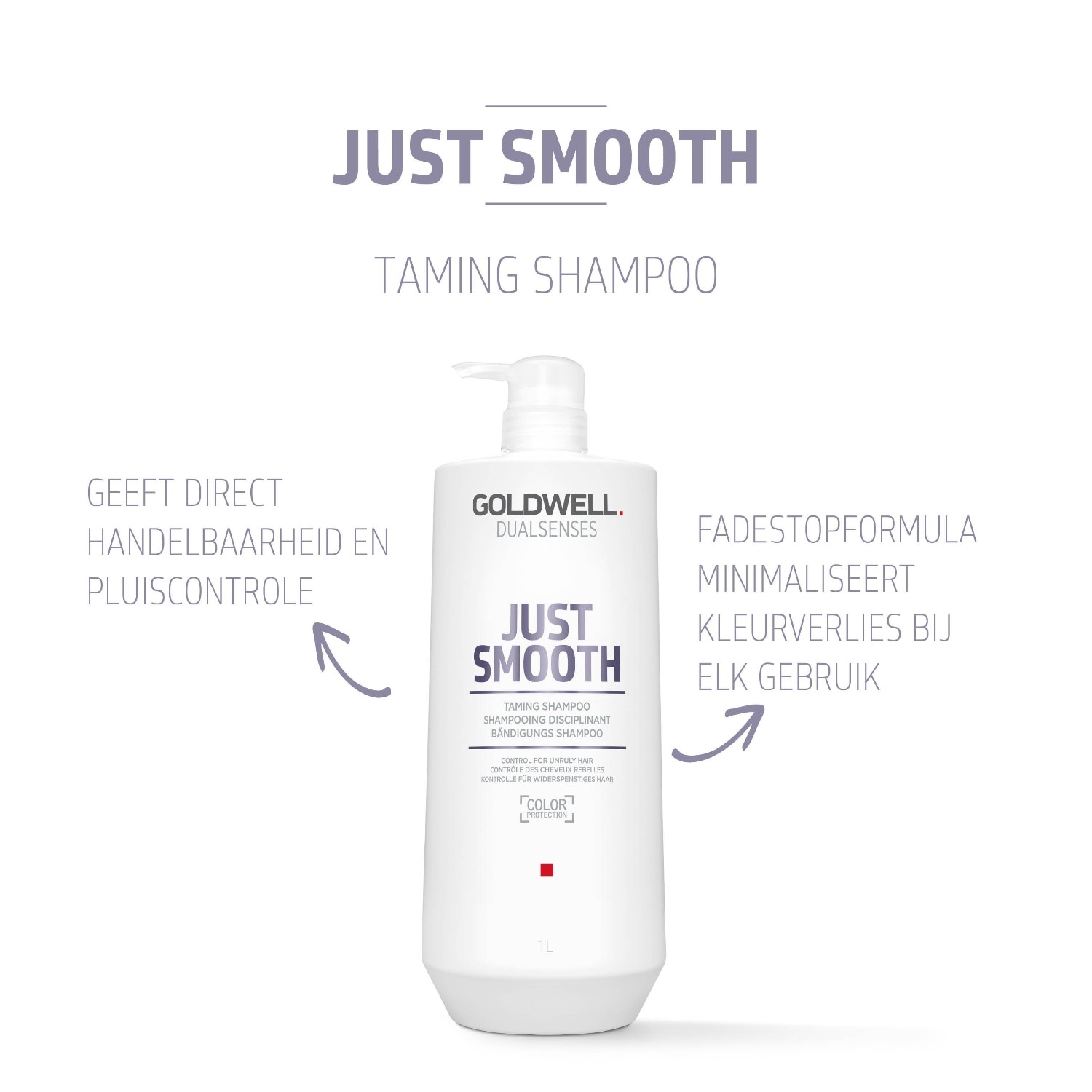 Shampoing Goldwell Dualsenses Just Smooth - 1000 ml