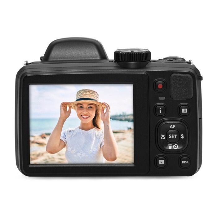 Kodak PIXPRO AZ425 Black Digital Camera + Second Battery (Type LB060) + 32GB Memory Card