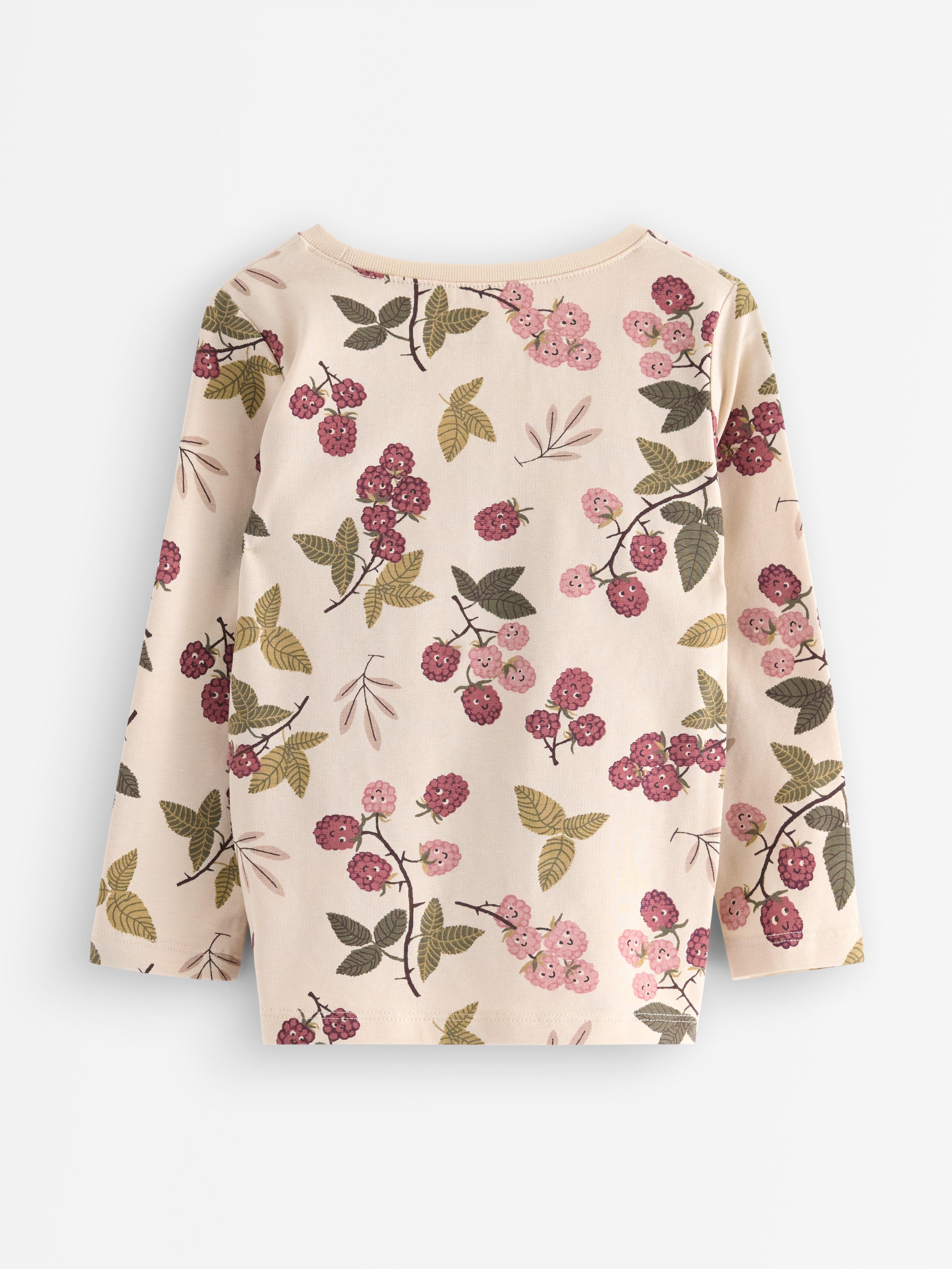 Långärmad topp Rosa polvoriento oscuro