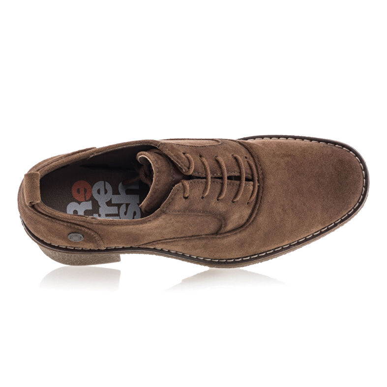 Bruine veterschoenen voor dames / Derbyschoenen