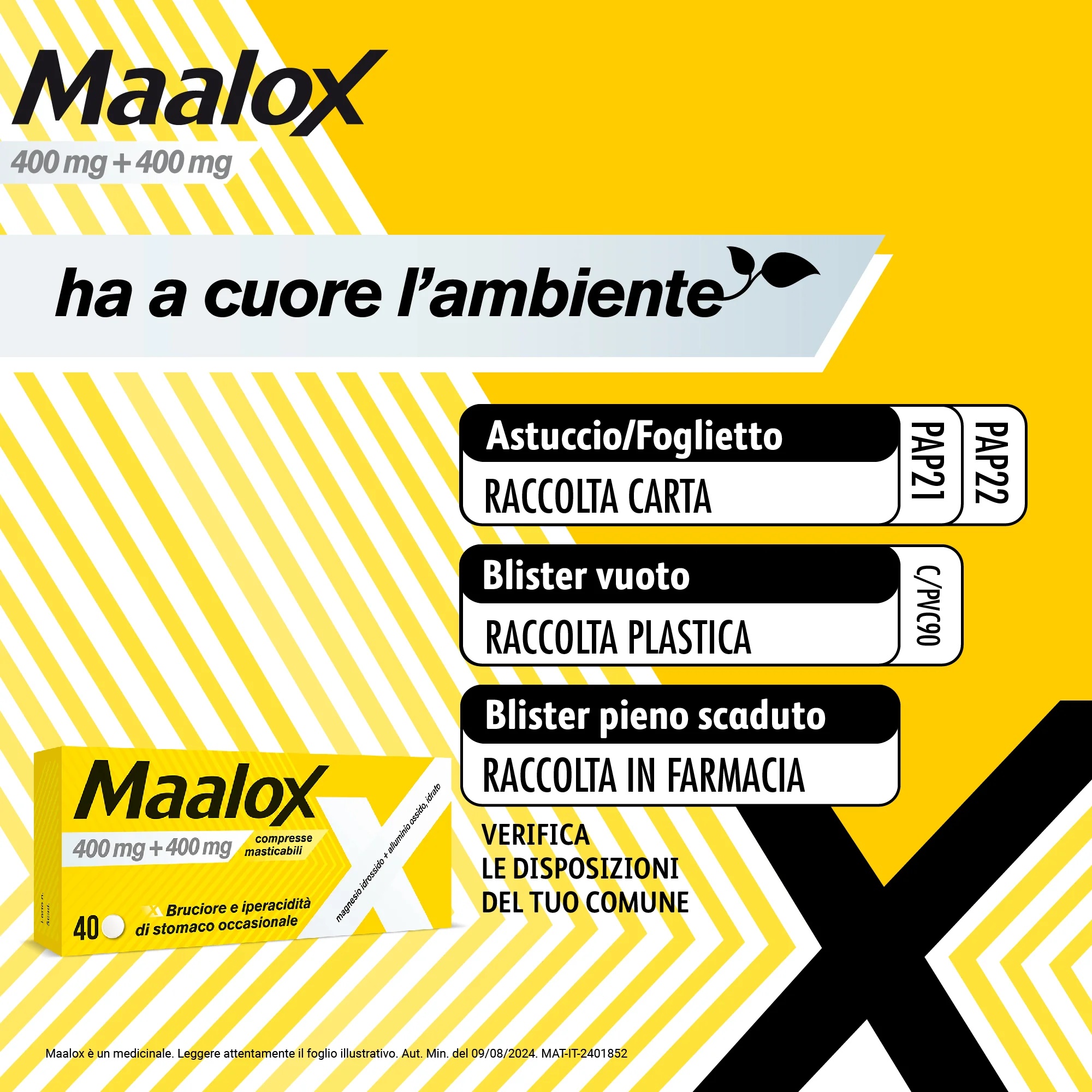 Comprimés MAALOX Maalox 40 comprimés antiacides à croquer