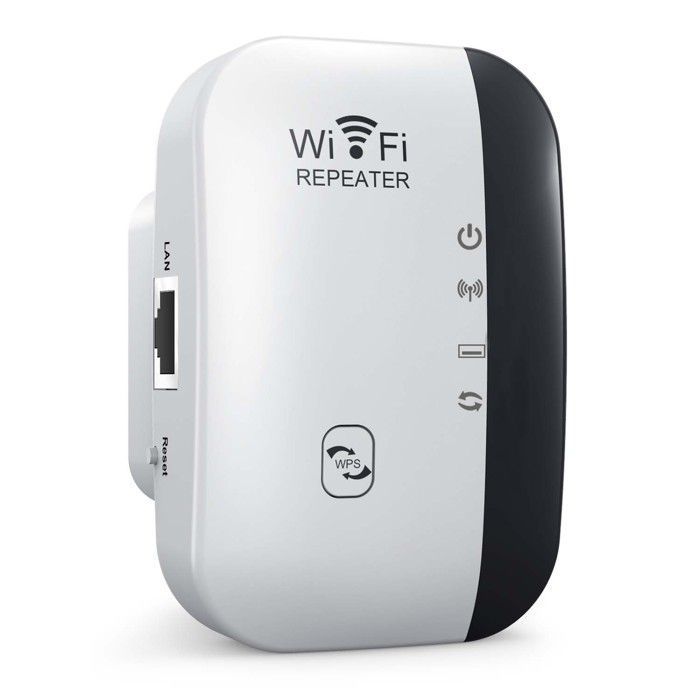 300 Mbps WiFi Repeater, 2.4 GHz Wireless Network Amplifier, Internet Range Extender