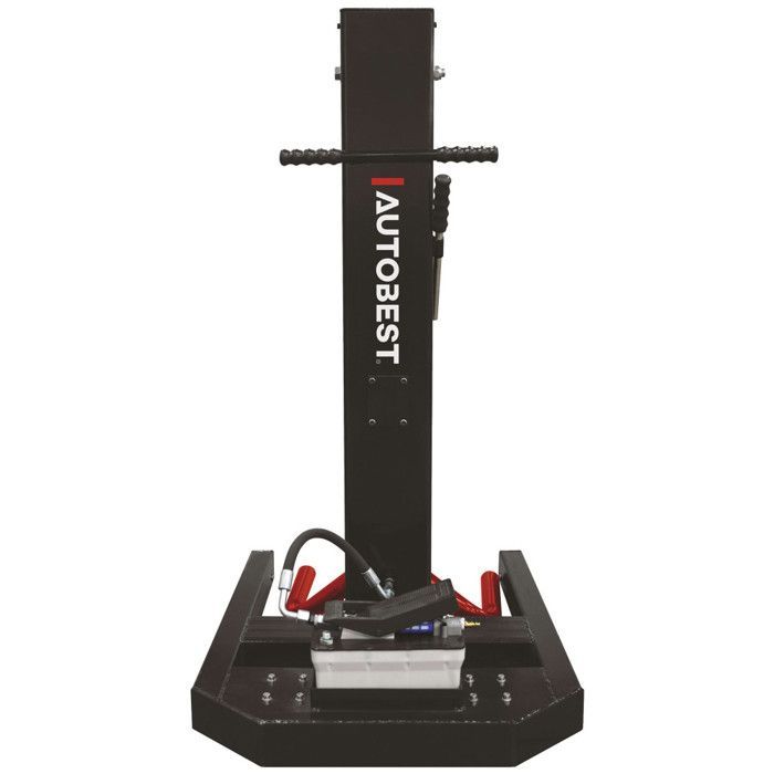 Colonne de levage mobile pneumatique 1,5 t - Ht maxi de levage 75cm - 5 hauteurs de travail sécurisées - 2 roues pivotantes