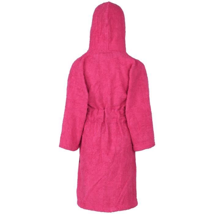 Bata de baño con capucha para niñas, ideal para estar en casa, de 5 a 13 años.