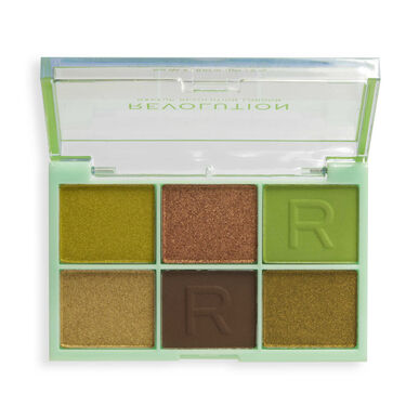 Paletka mini očních stínů Makeup Revolution Reloaded Its Giving Green