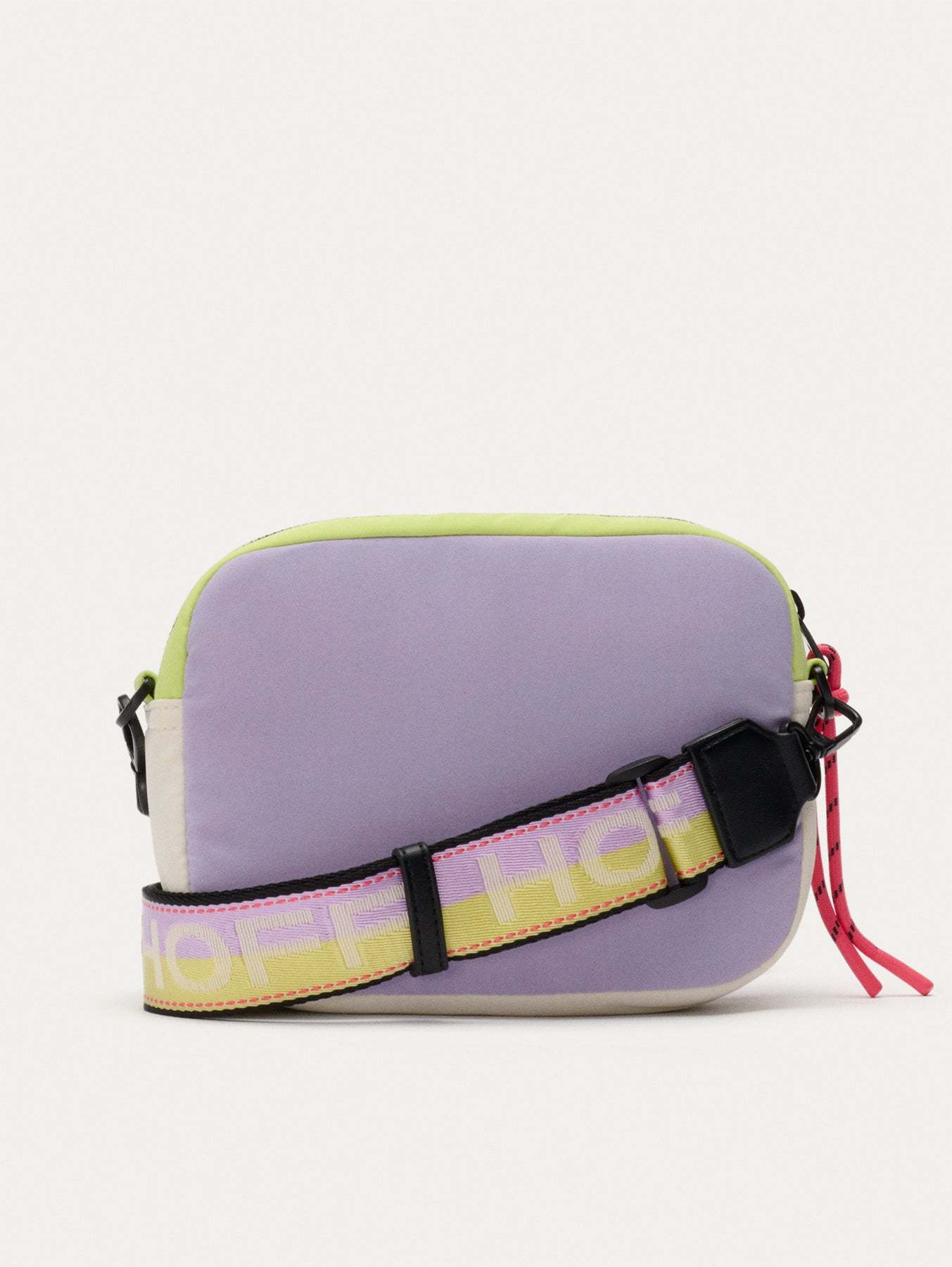 BANDOLERA NYLON BRIDGE LILA