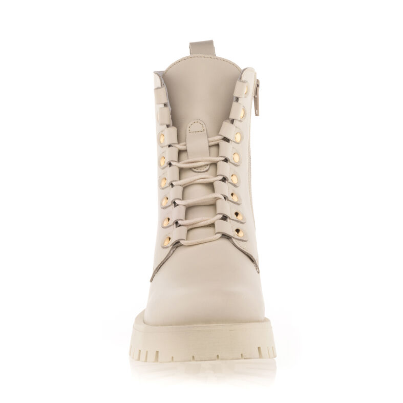 Beige dameslaarzen / enkellaarzen