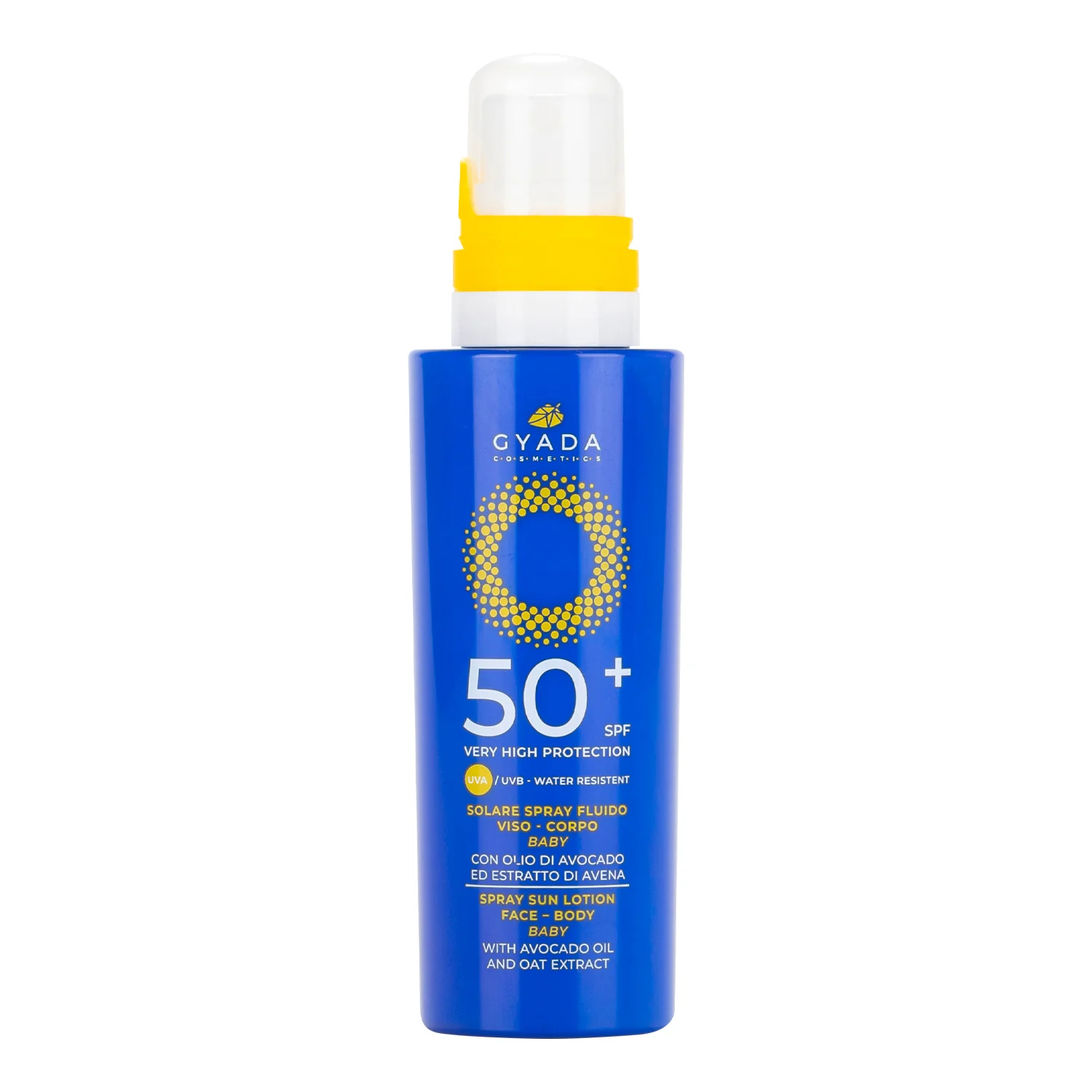Solari Solare Spray Viso Corpo Baby SPF50+ - Crema Solare Bambini, Latte solare corpo alta prot., Spray solare corpo alta prot., Solare viso alta prot., Prodotti per Bambini