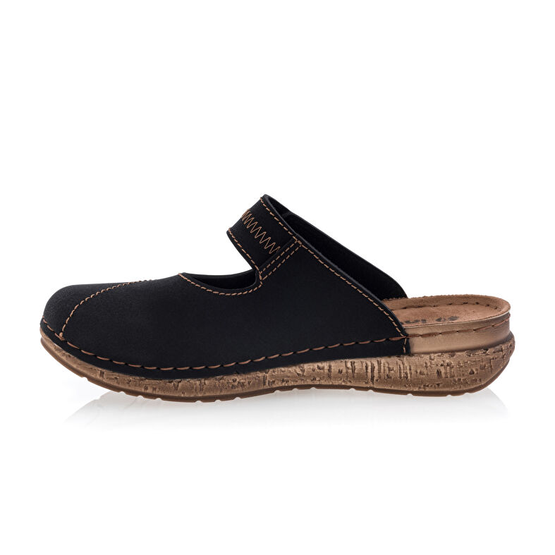 Γυναικεία Μαύρα Mules/Τσόκαρα
