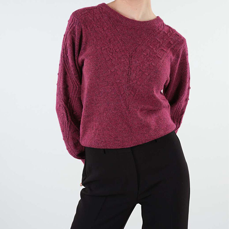 Pull Femme Bordeaux