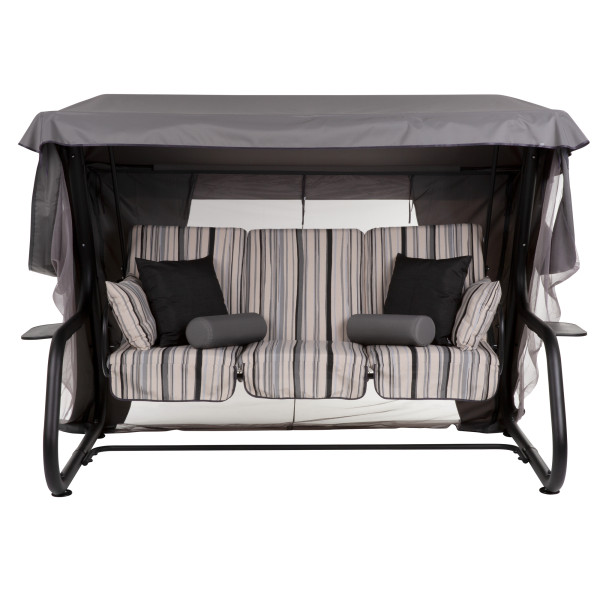 Huśtawka ogrodowa Venezia Lux Black Edition C024-06LB PATIO