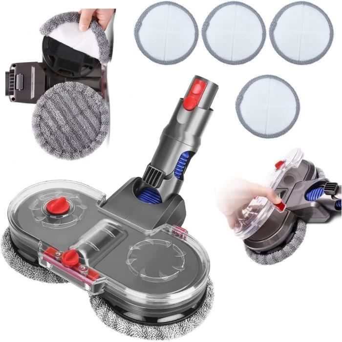 Electric Mop Head for Dyson V11 V10 V15 V8 V7 Vacuum Cleaner, Brush Head with Tank and 6 Washable Mops