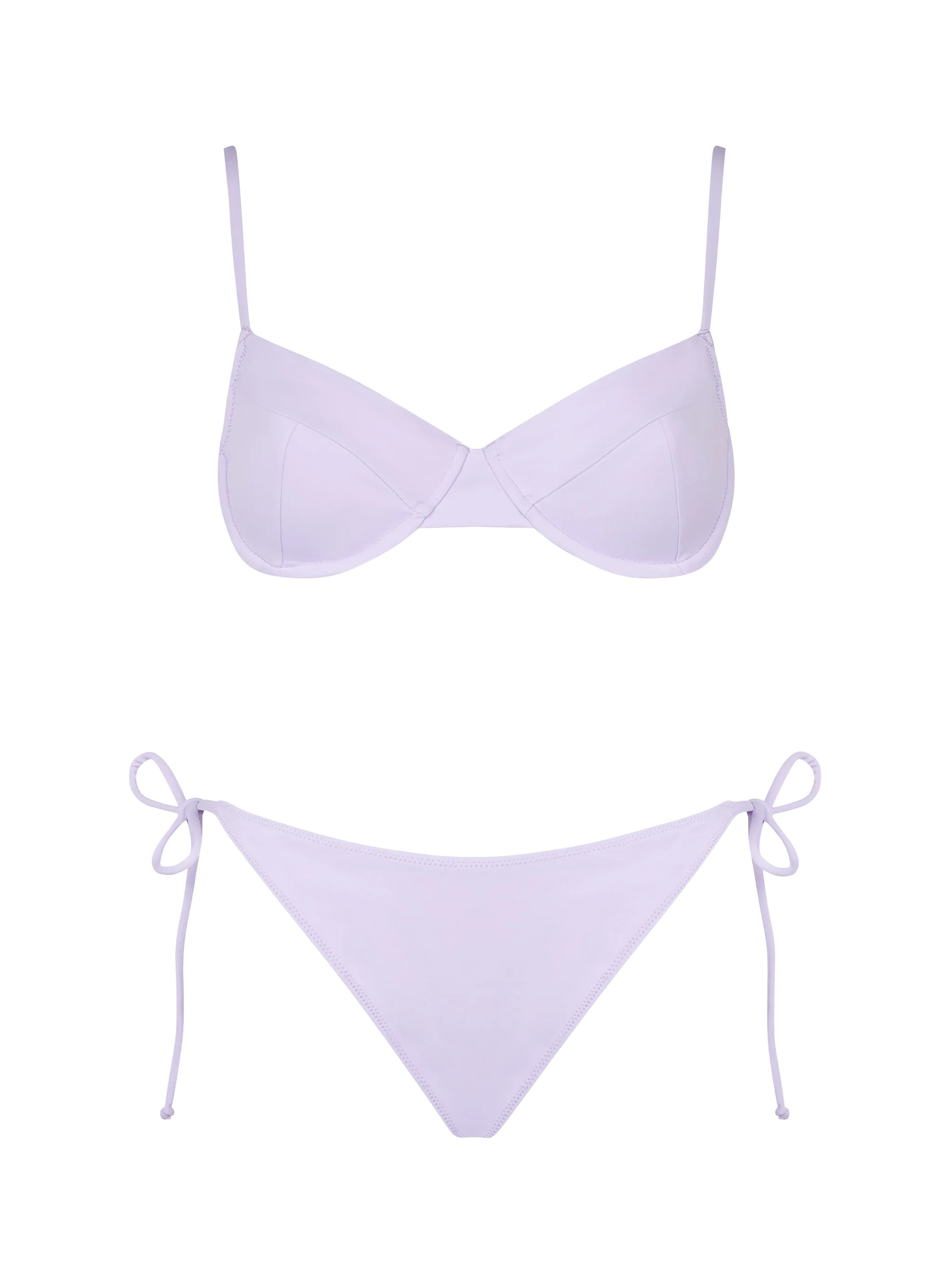 Dames bralette bikini in lila