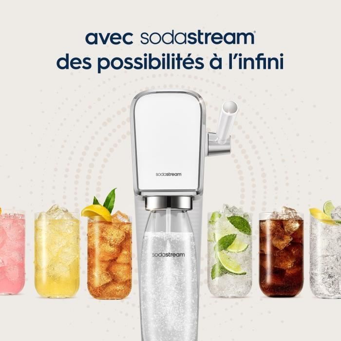 SODASTREAM Konzentrate – 6er-Packung zuckerfreies Zitronenkonzentrat – Ergibt bis zu 54 l Getränke – 440 ml