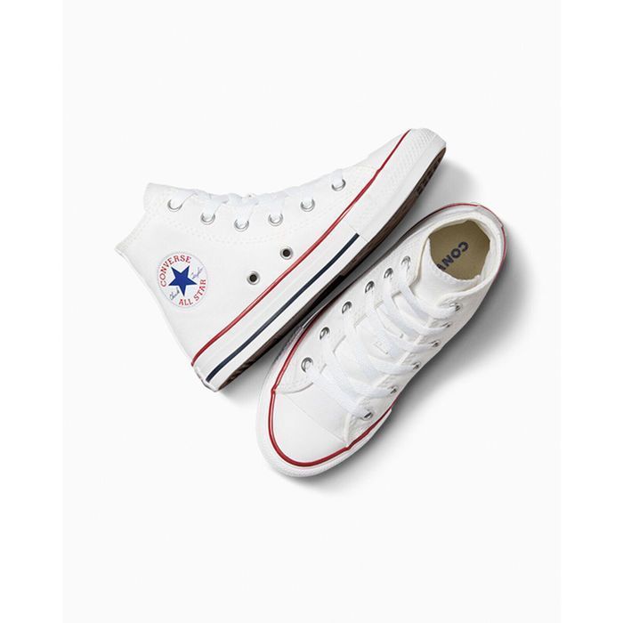 Converse 3J253C Chaussures Blanches Toutes Hautes Espadrilles étoiles Unisexe