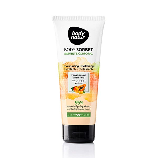 Bodysorbet med mango, papaya og marula | 200 ml
