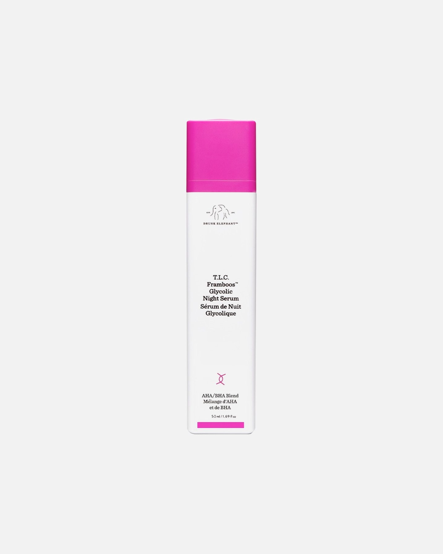 Hydratačné sérum Drunk Elephant TLC Raspberry Glycolic Night Serum - 30 ml