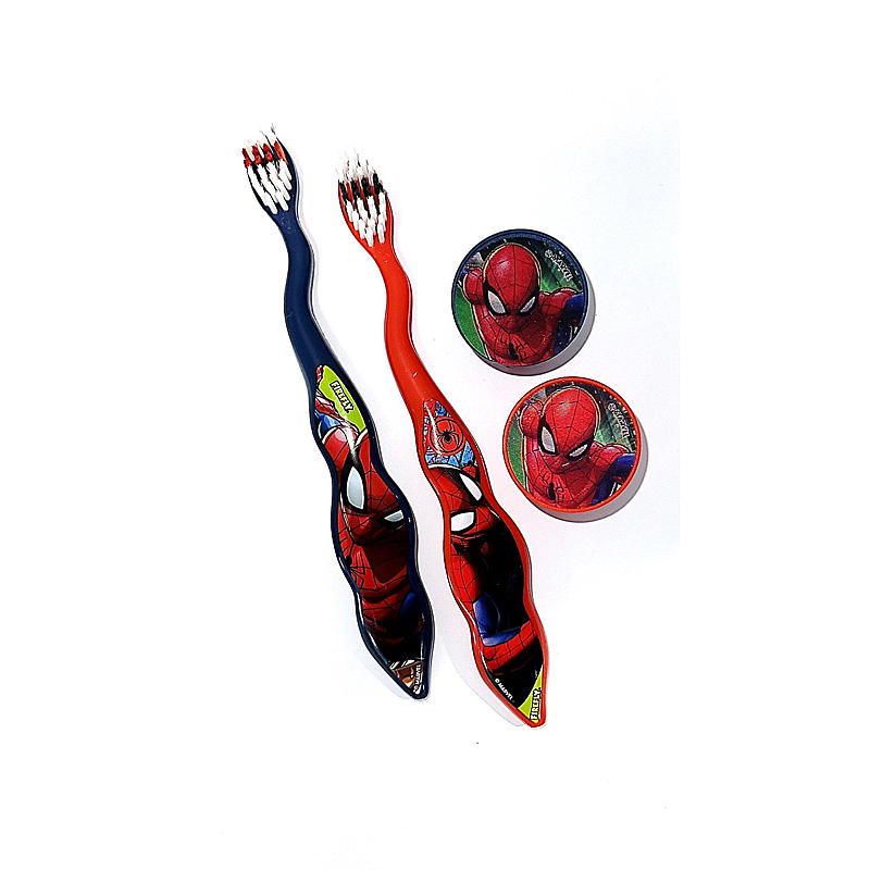 Confezione da 2 spazzolini da denti Spiderman Firefly