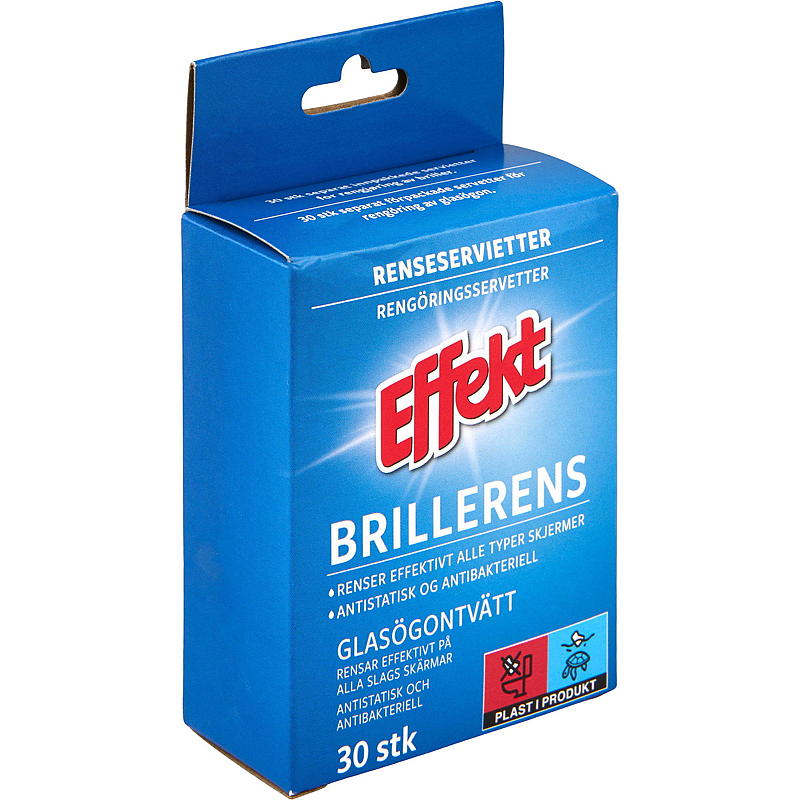 Effect Brillenreiniger 30 reinigingsdoekjes