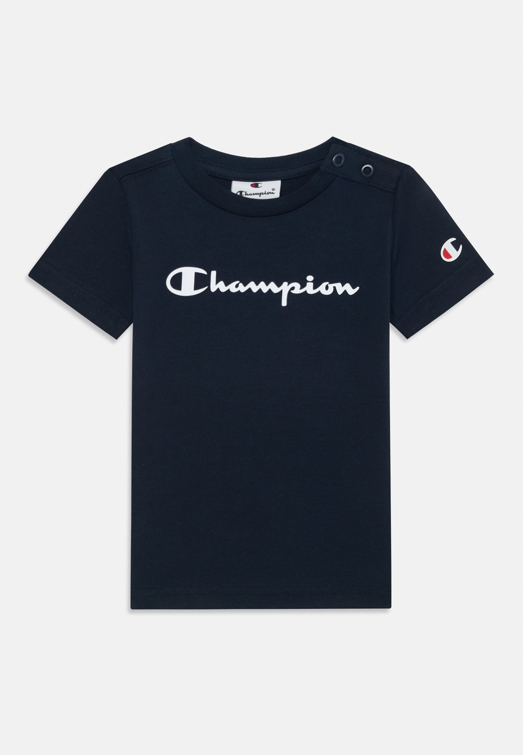 Champion ICONS CONTRAST CREW NECK UNISEX 3-PACK - T-shirt met print - donkerblauw/wit