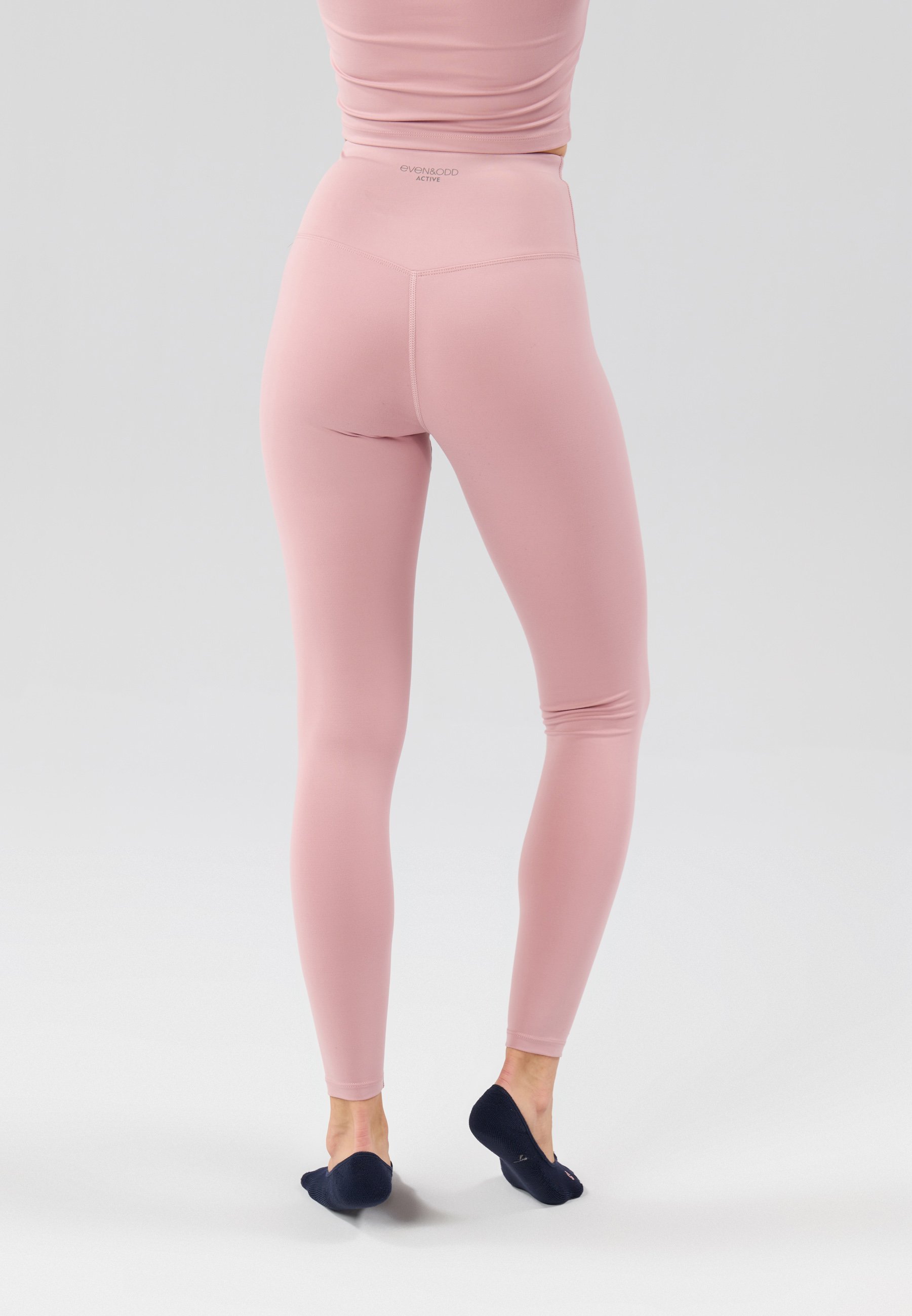 Leggings longs taille haute Even&Odd Active ESSENTIAL - Leggings - mauve