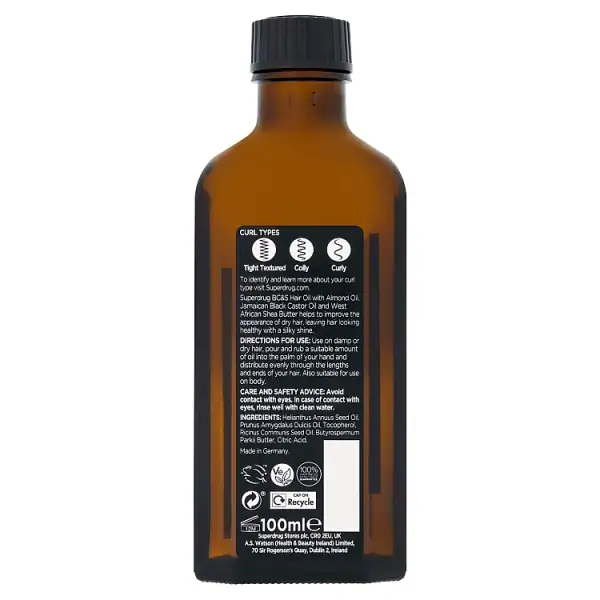 Superdrug BC&S Mandelhårolje 100ml