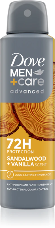 Dove Men+Care Advanced Sandelholz & Vanille Erfrischendes Deodorant für Männer