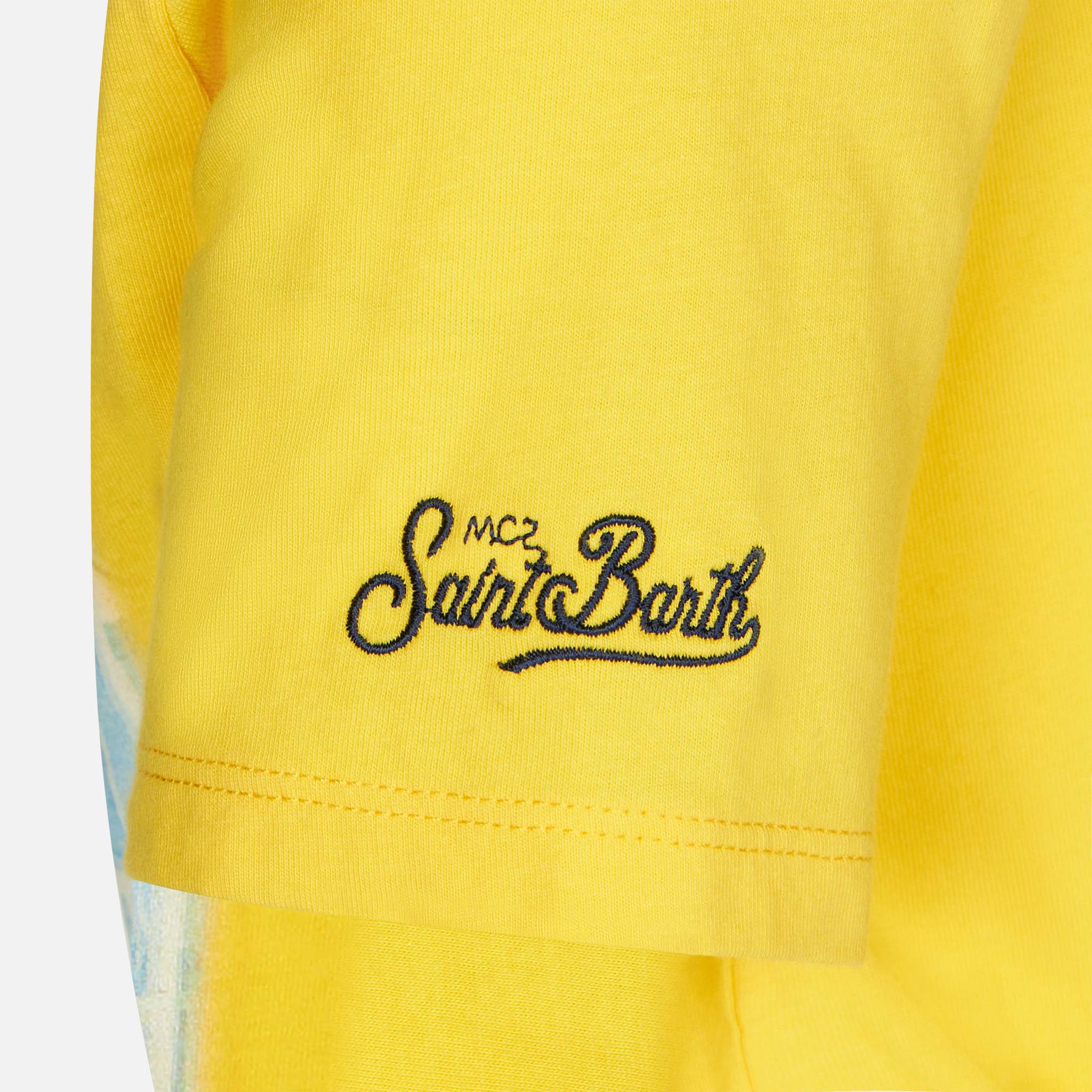 T-shirt da bambino in cotone con stampa Vespa Forte dei Marmi | EDIZIO